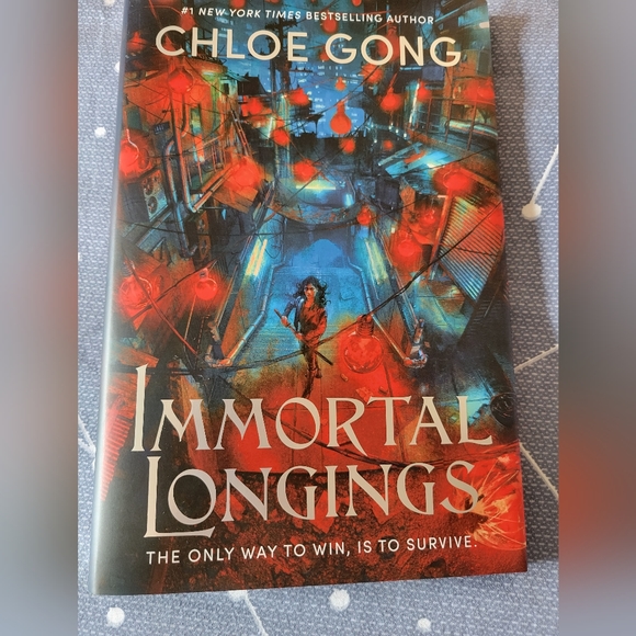 Signed Fairyloot IMMORTAL LONGINGS by Chloe Gong book with stenciled edges - Picture 2 of 9